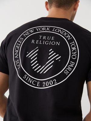 red white and blue true religion shirt