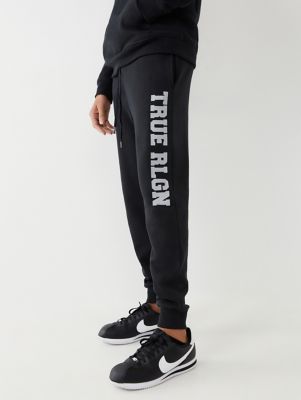 true religion black joggers