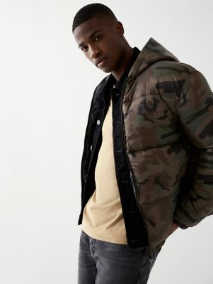 true religion camo jacket