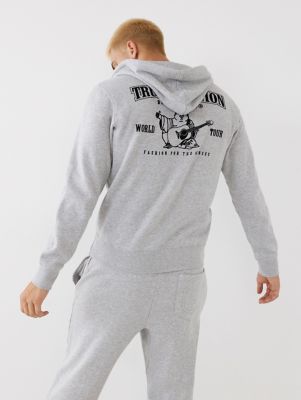 True Religion CLASSIC LOGO ZIP-UP HOODIE