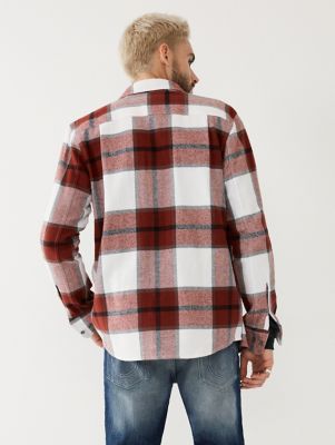 flannel shirt pockets