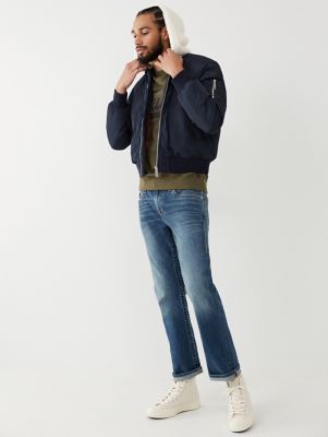 HOODED BOMBER JACKET