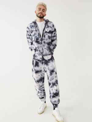 tie dye jogger suit