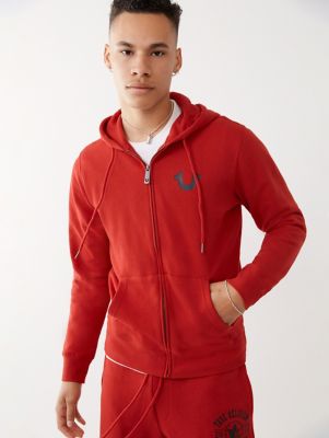 red true religion sweat suit