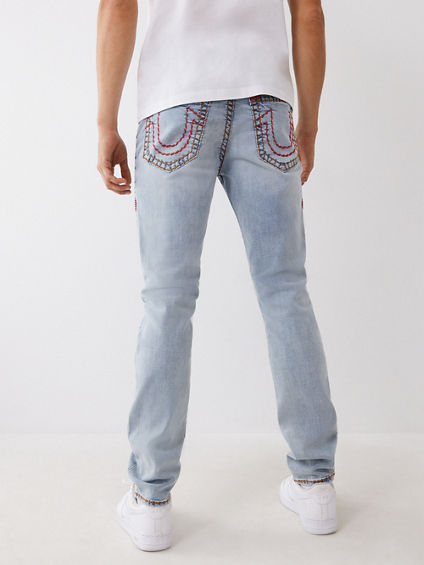 True Religion Denim Pants in Blue for Men Mens Clothing Jeans Skinny jeans 