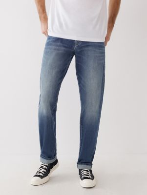 True Religion Light Blue Geno Slim Jeans - Men & Big