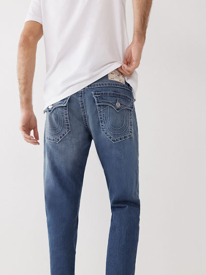 Mode Jeans Jeans taille basse True Religion Jeans taille basse bleu style d\u00e9contract\u00e9 