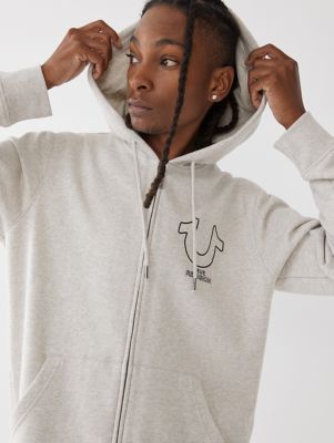 nike swoosh oatmeal hoodie