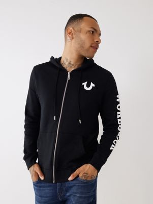 True Religion Boys Buddha Logo Zip Hoodie For Men Lyst