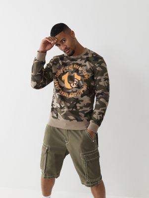 CAMO CREWNECK SWEATSHIRT