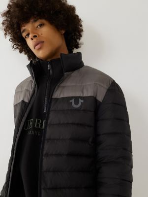 TWO-TONE PUFFER JACKET