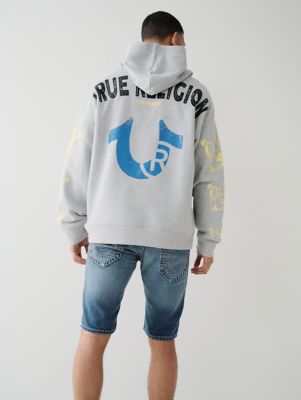 True Religion X Chief Keef Horseshoe Cotton Hoodie in Blue for Men