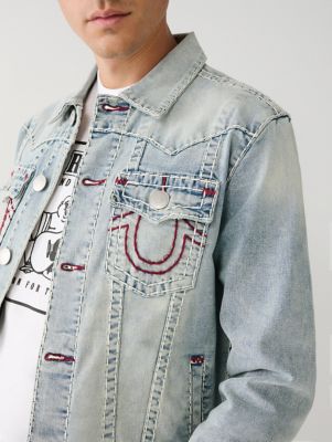 JIMMY LOGO PATCH DENIM JACKET