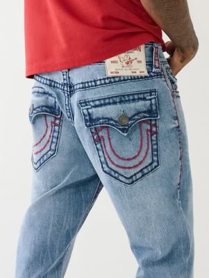 股下85cmカットなしtrue religion ricky super t デニム IO着用 - パンツ