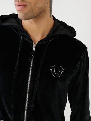 True Religion Heritage Big T Zip-Up Hoodie