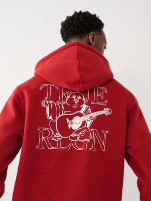 True Religion Men's Buddha Logo Zip Hoodie