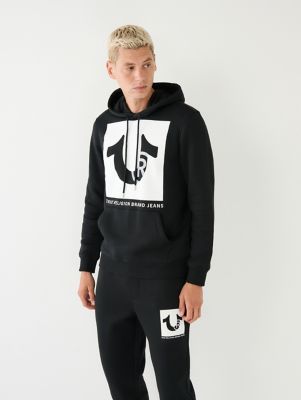 STUDDED LOGO HOODIE