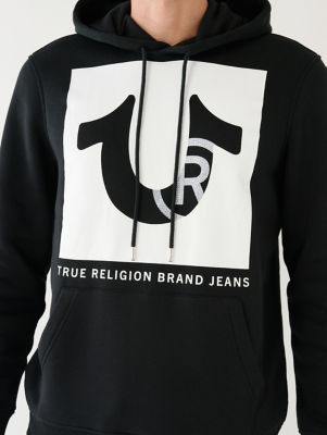 True Religion Men's Allover Print Logo Track Jacket