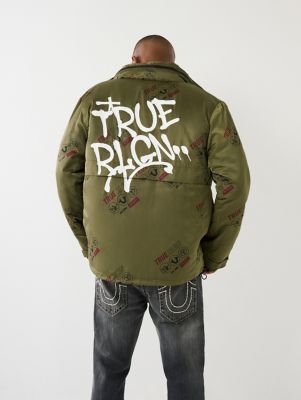 True religion 2025 green jacket