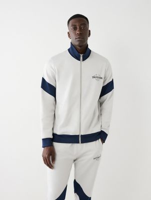 Adidas Originals Womens Blue Horseshoe Monogram Jacket Size S