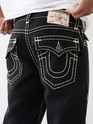 black true religion jeans baggy