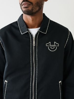 True religion sequin outlet bomber jacket