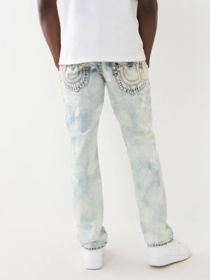 True Religion Ricky Painted Horseshoe Jeans Blue