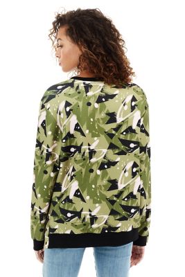 womens camo pullover