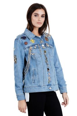 true religion women's denim jacket