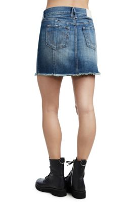 WOMENS DENIM MINI SKIRT