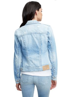 WOMENS DENIM TRUCKER JACKET