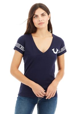 True Around Deep V Neck Women's Tee 