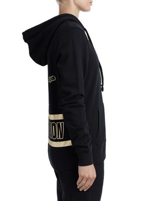 WOMENS BUDDHA GRAPHIC ZIP UP HOODIE