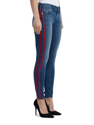 tuxedo stripe jeans womens
