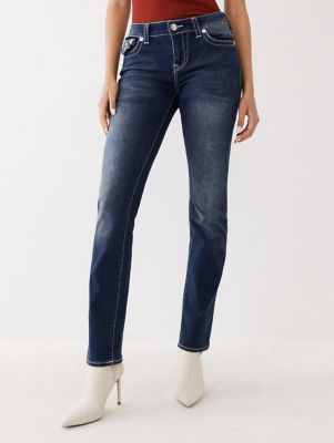 slim straight jeans womens