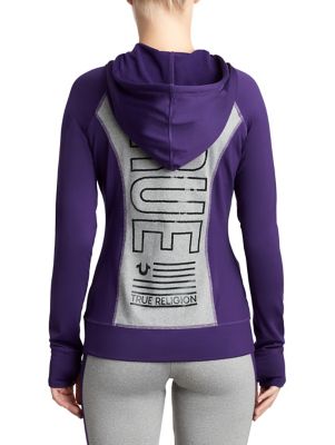 true religion purple hoodie