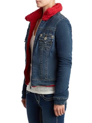 true religion sherpa trucker jacket