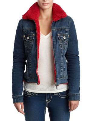 true religion women's denim jacket