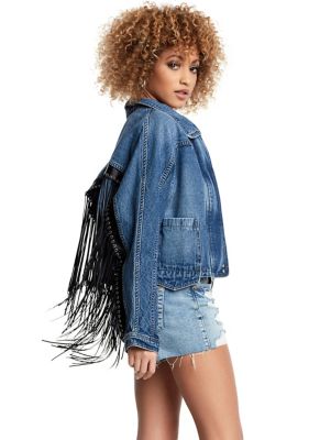 true religion women's denim jacket