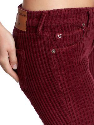 true religion corduroy pants womens