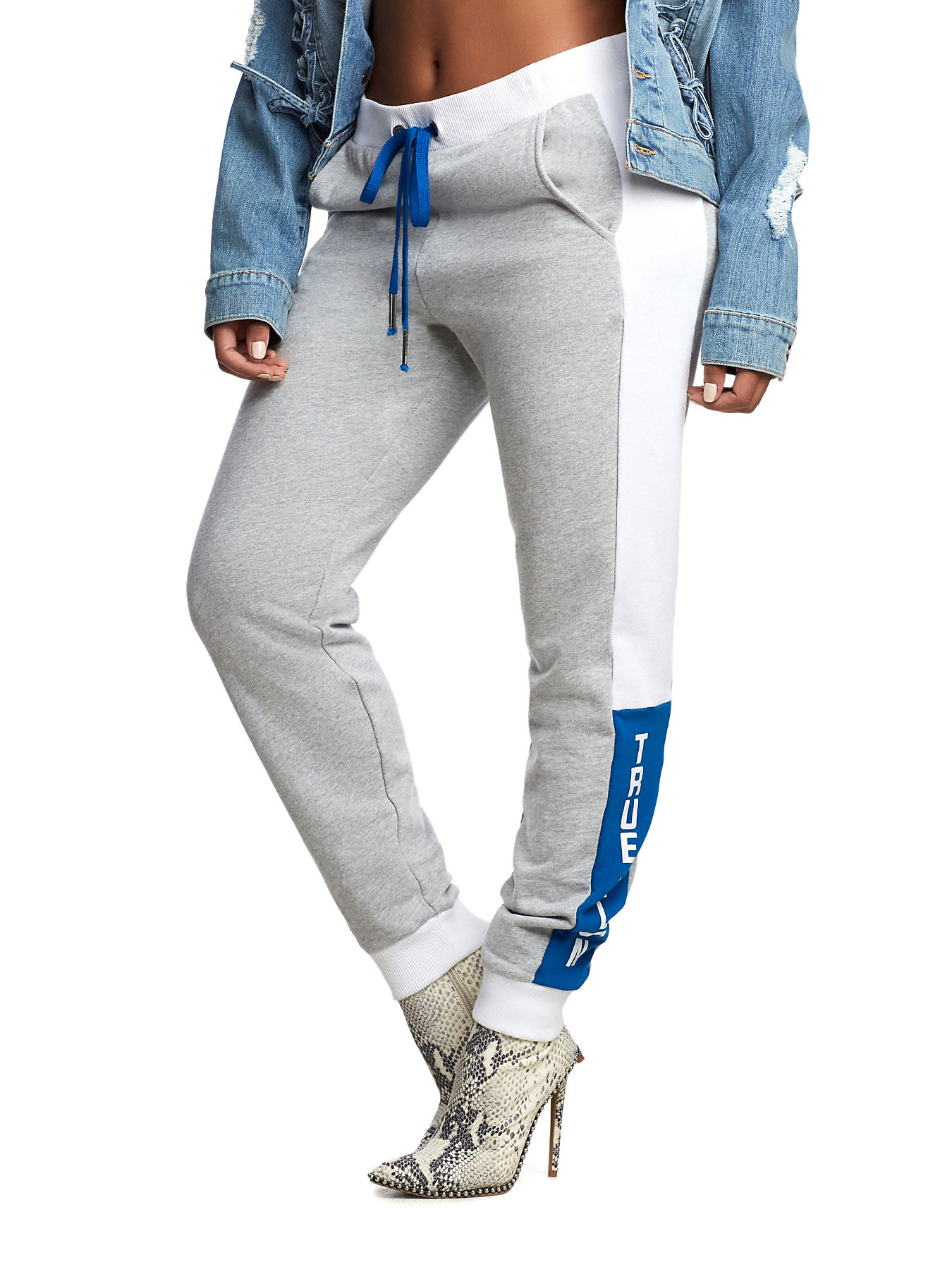 WOMENS COLORBLOCK LOGO JOGGER