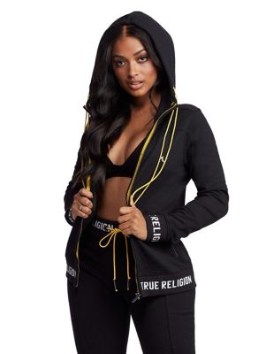 true religion yellow hoodie