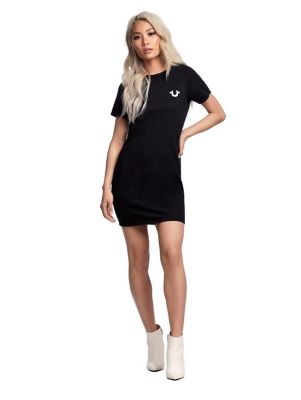 true religion black dress