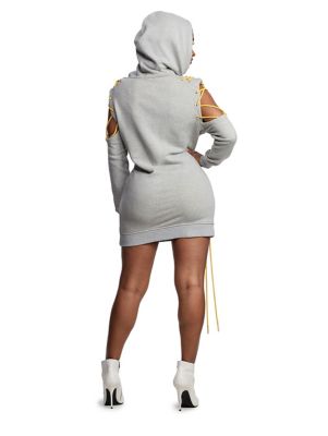 true religion hoodie dress