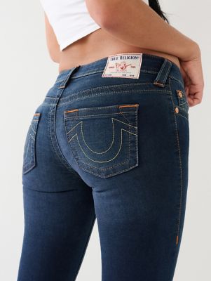 True Religion Halle Om Core Mid Rise Skinny Jeans