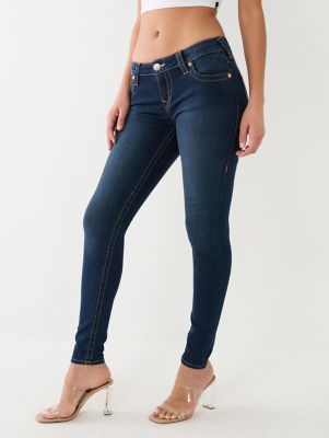 True Religion Halle Skinny Jeans - Black - Size 25