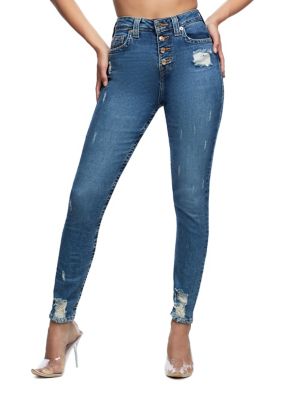 JENNIE HIGH RISE ANKLE JEAN