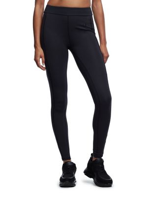 mesh stripe trousers