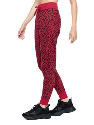 z supply ava leopard jogger