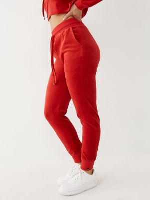 lv velour joggers